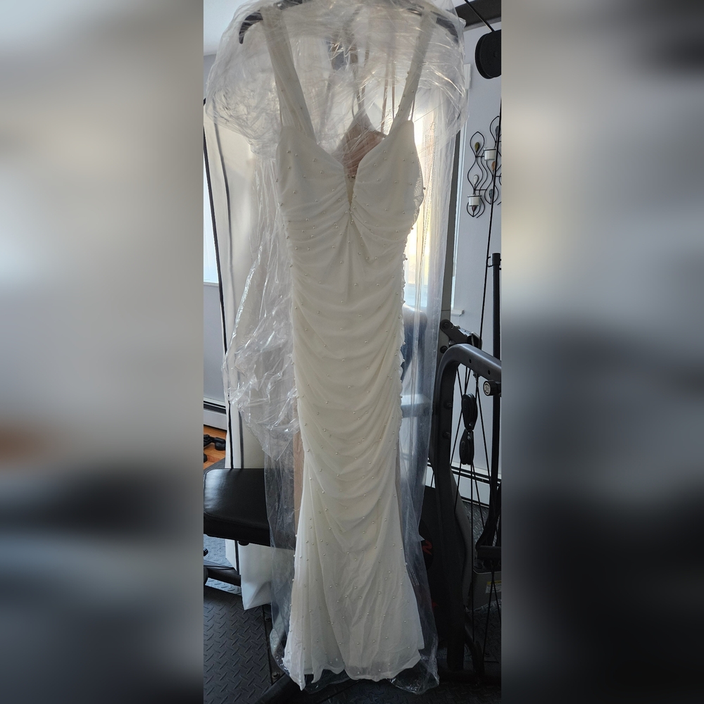 White dress great for after wedding